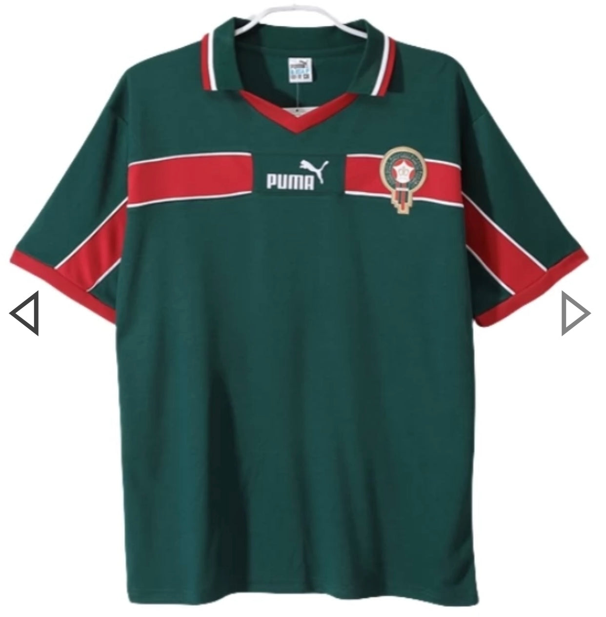 Premium Voetbal Supportershirt Marokko – Donkergroen Retro ’98 – 2025 Edition